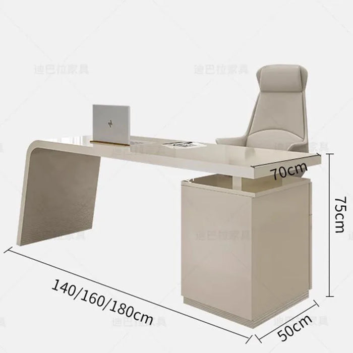 Free Shipping Luxury Office Desk Student Reception Designer Organizer Computer Desks Home Storage Bureau Meuble Modern Furniture