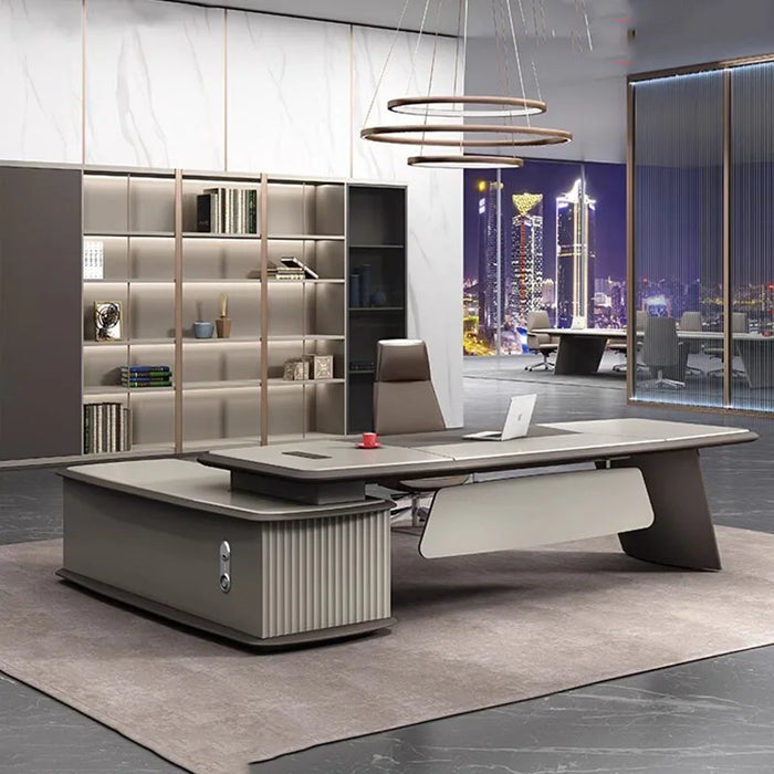Drawers Laptop Office Desk Filing Corner Drafting Standing Luxury Office Desk Meeting Silla Escritorio High End Furniture HDH
