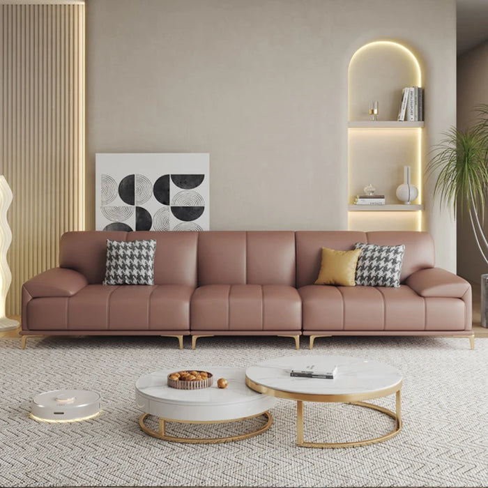 Luxurious Floor Sofa Living Room Modern Italian Four Person Sofa Imperial Combination Divani Da Soggiorno Kitchen Furniture