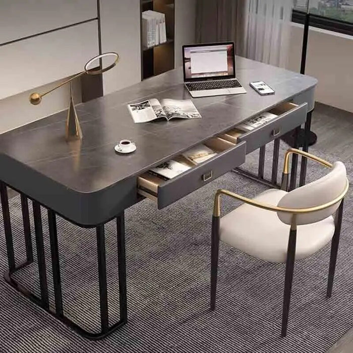 Executive Mobile Office Desk Luxury Writing Conference Reading Office Desk Living Room Drawers Scrivania Con Cassetti Furnitures