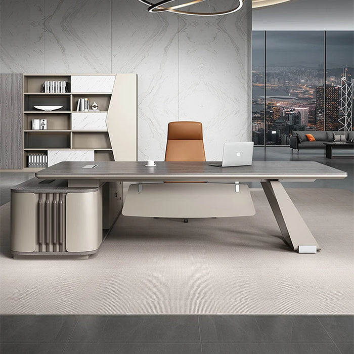Luxury Executive Office Desk Conference Monitor Gaming Writing Office Desk Italian Mesa Para Compuatador Modern Furniture