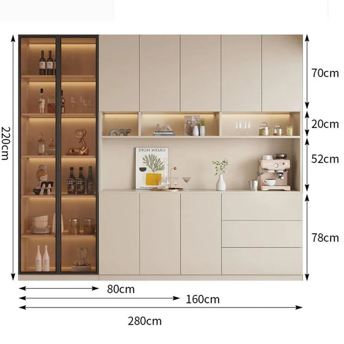 Laden Nordic Sideboards Display Modern Corner Modular Luxury Storage Dining Sideboards Rustic Schminktisch Chinese Furniture HDH