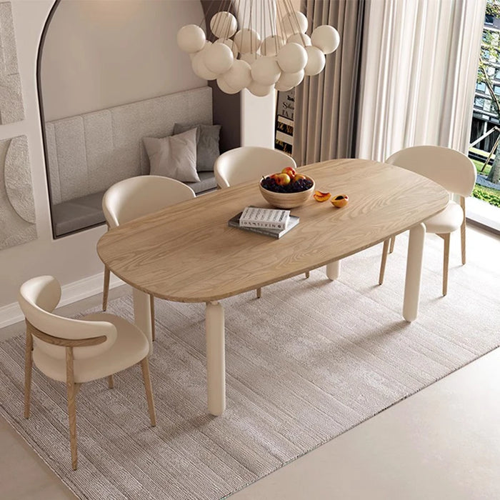 Kitchen Luxury Dining Tables Solid Wood Nordic Desk Hall Living Room Wall Dining Tables Round Mesas De Comedor Room Furniture