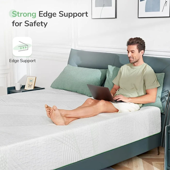 Memory Foam Mattress Queen Size 10 Inch Mattresses Cooling Queen Size Mattress in a Box for Back Pain Relief Beds and Furniture