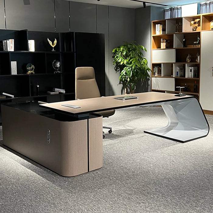 Drawers Corner Office Desks Meeting Storage Computer Luxury Workstation Standing Executive Tavolo Da Lavoro Office Furniture