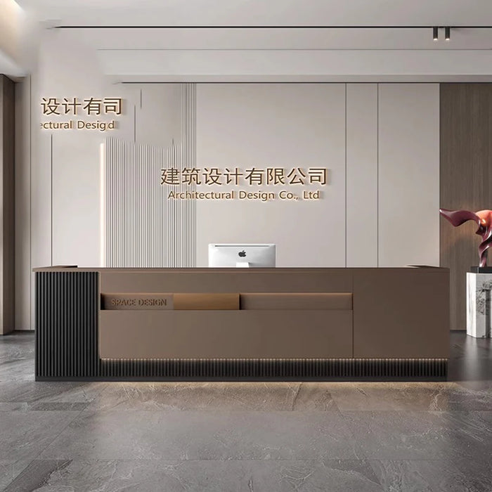 Modern Reception Desk Mobile Hotel Spa Clinic Supermarket Waiting Reception Desk Laudry Mostrador Recepcion Office Furniture