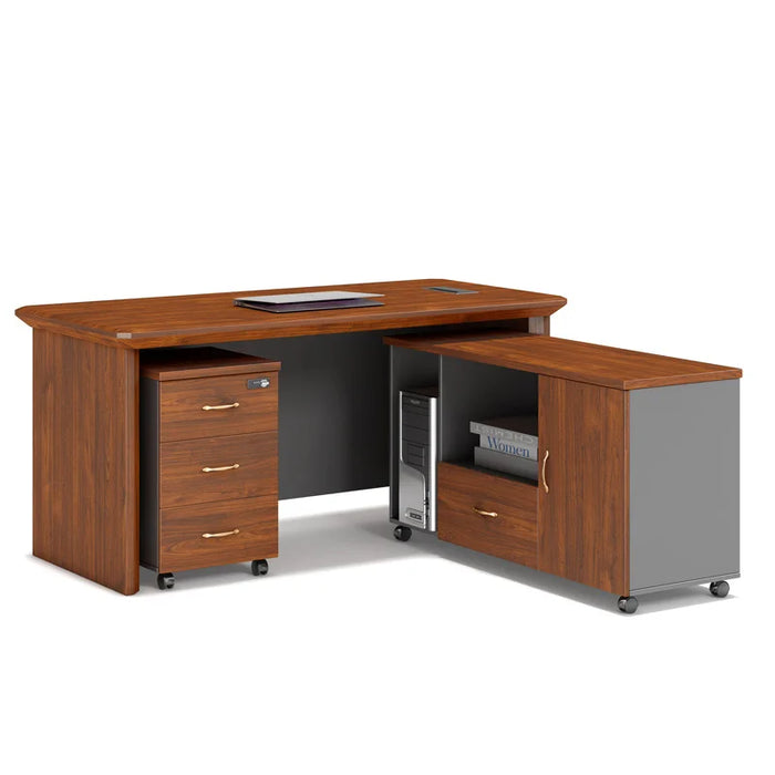 Corner Computer Desk Study Reception Writing Reception Office Desk Organizers Executive Mesa Para Compuatador Home Furniture