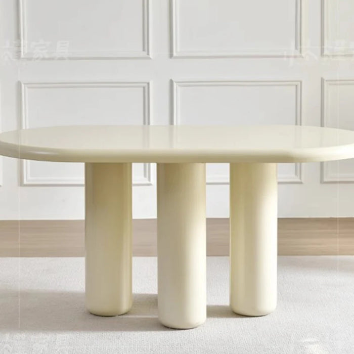 Nordic Oval Dining Table Industrial Luxury Minimalist Design Dining Table Modern Living Room Mesa Comedor Living Room Furniture