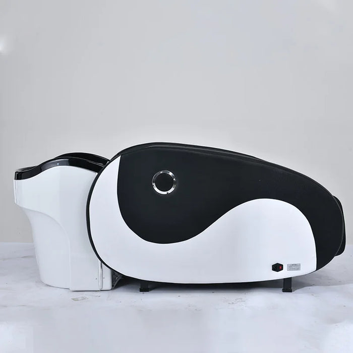 Luxury Electric Shampoo Chair with Back Leg Massage & Audio Customizable Color Logo for Salon Furniture