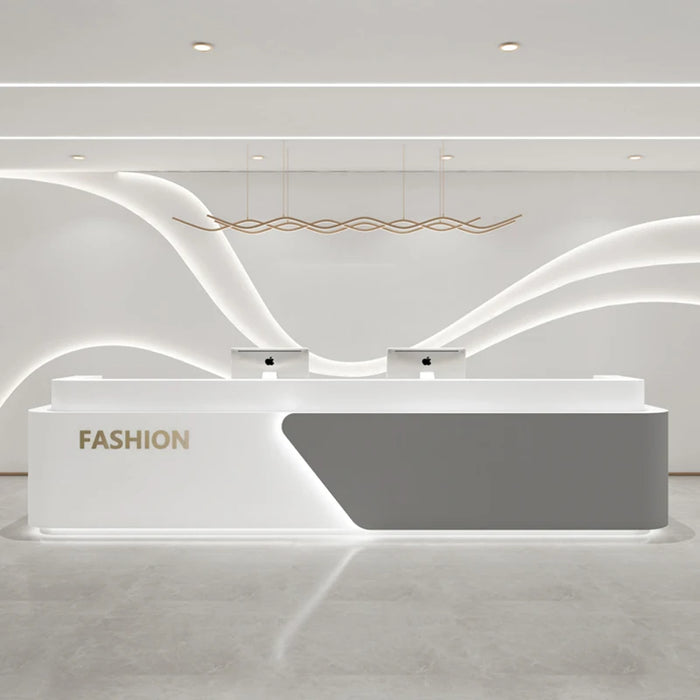 Restaurant Tables Lectern Office Desk Front Church Pulpit Retail Checkout Cashier Counter Shop Small Reception Bureau Furniture