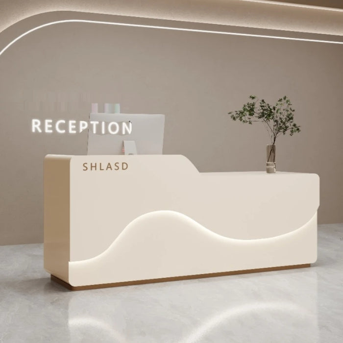 White Front Reception Desks Church Cashier Futuristic Computer Reception Desks Counter Escritorios De Oficina Modern Furniture
