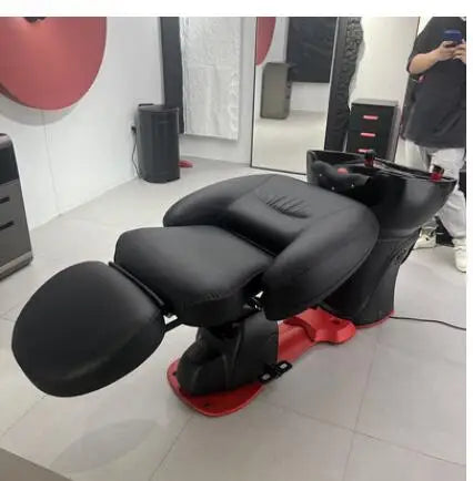 Electric Shampoo bed lift rotatable scalp care Outlet high-end barbershop salon wash guard flushing bed