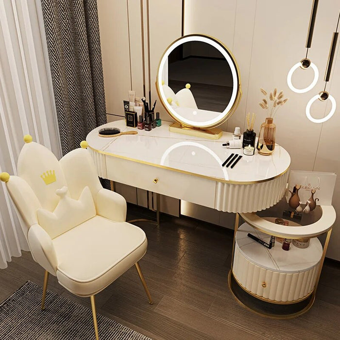 Light Luxury Dressing Table Storage Cabinet Integrated Bedroom Modern Minimalist New Small Apartment Schminktisch Furniture