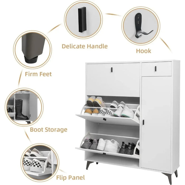 Shoe-shelf Shoes Organizer Home Furniture Shoe Rack Space Saving Cabinets for Living Room Shoerack Furnitures Cabinet Cupboards