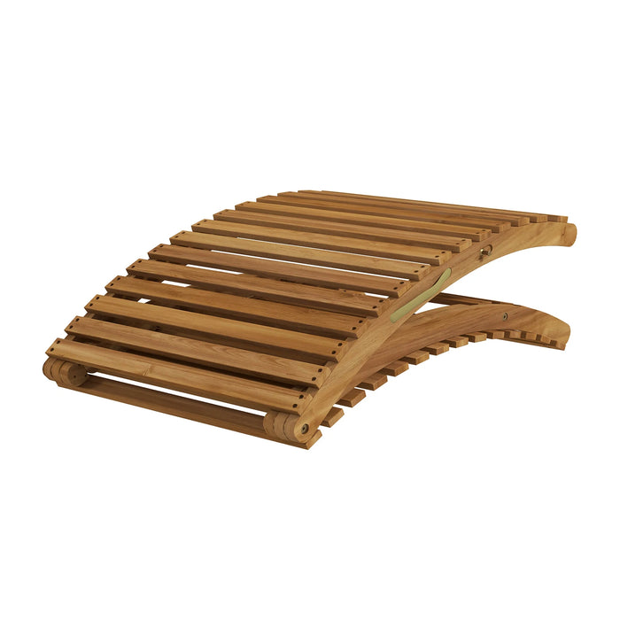 71.6" Long Acacia Chaise Lounge Set with Cushions and Table  for Patio,Beach,Yard,Pool