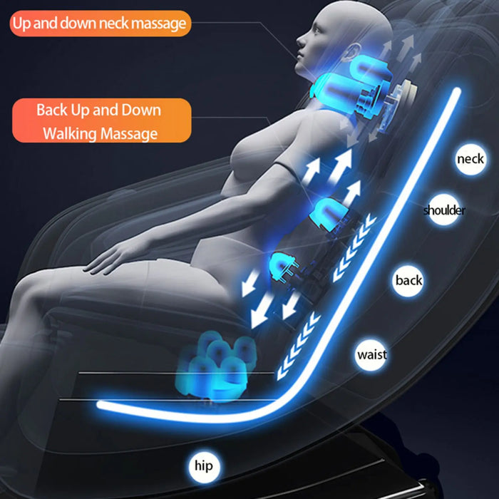 massage chair 4d zero gravity  Full body Electric Intelligent Massage Chair Heating Bluetooth Kneading  massage chairs full body