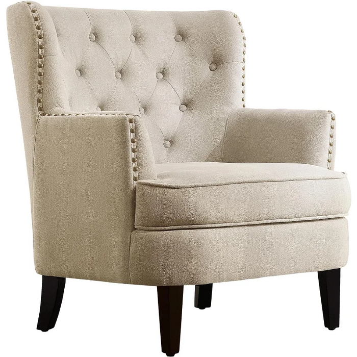 Furniture Reading Arm Living Room Comfy Small Accent Chairs for Bedroom, Standard