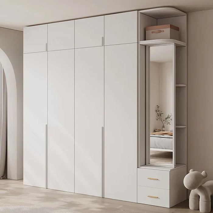Cabinets Shelf Wardrobe Rack Storage Clothes Holder Mirrors Wardrobe Drawers Luxury Shelf Divider Armario De Ropa Home Furniture