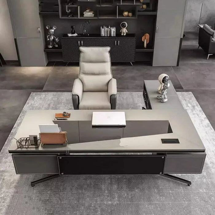 Supplies Organizers Office Desk Reception Executive Long Luxury Computer Desks Supplies European Mesa De Escritorio Furniture