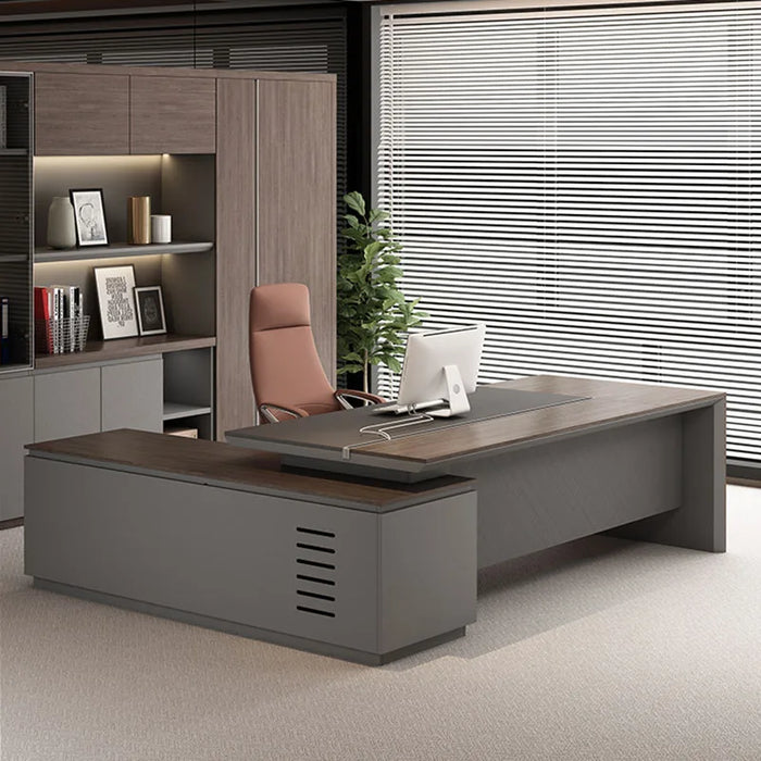 Modern Study Office Desks Desktops Executive Computer L Shaped Corner Reception Monitor Table Scrivania Gaming Desk Supplies
