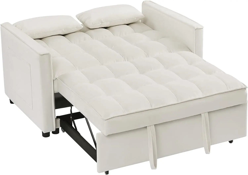 3 in 1 Convertible Sleeper Loveseat, Futon Sofa Couch With Pullout Bed ,Furniture for Living Room sofa bed  home furniture