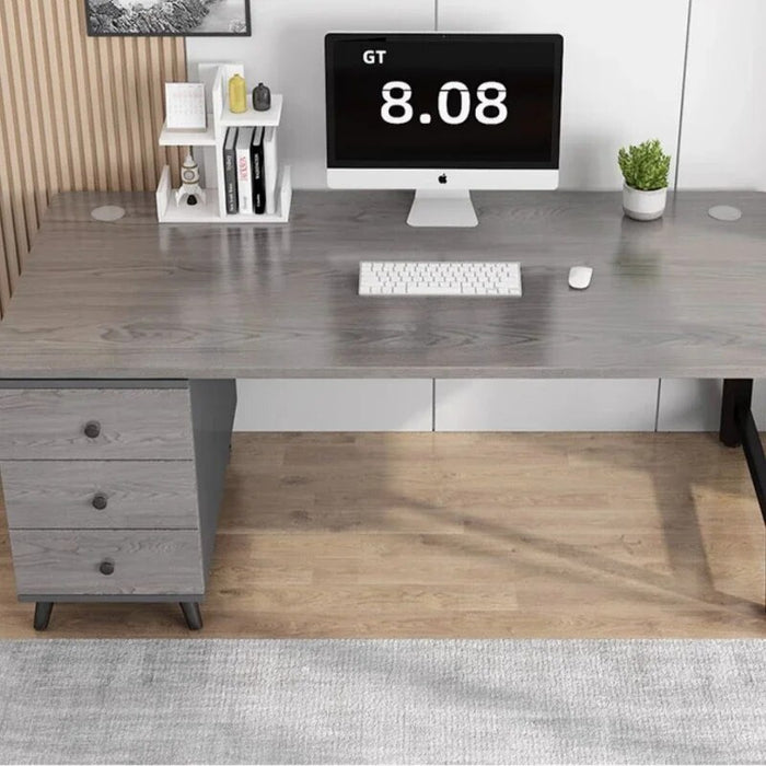 Drawers Slate Office Desks Computer Table Home Bedroom Office Desks Study Combination Escritorio Ordenador Work Furniture QF50OD