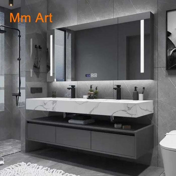Luxury Bathroom Cabinet Storage Mirror Bathroom Vanity