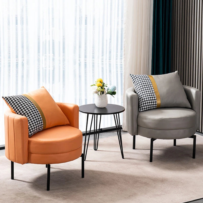 Modern Single sofa Living room furniture 1-person lazy Design Armchair balcony Corner Cafe soft velvet Chair Relaxing ergonomic