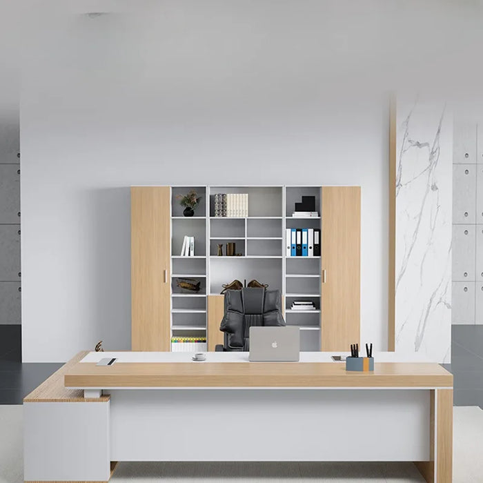 Gaming Work Desk Coffee Drawers Workstation Organizer Office Executive Storage Work Desk Reception Study Table Wood Furniture