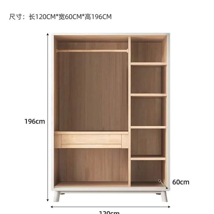 Sliding Door Wardrobe Clothes Storage Clothing Rack Baby Closet Baby Cupboard Luxury Wooden Armario De Ropa Home Furniture