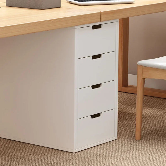 Wood Home Office Desks Study Write Bedroom Single Computer Office Desks Storage Drawers Bureaux Meuble Work Furniture QF50OD