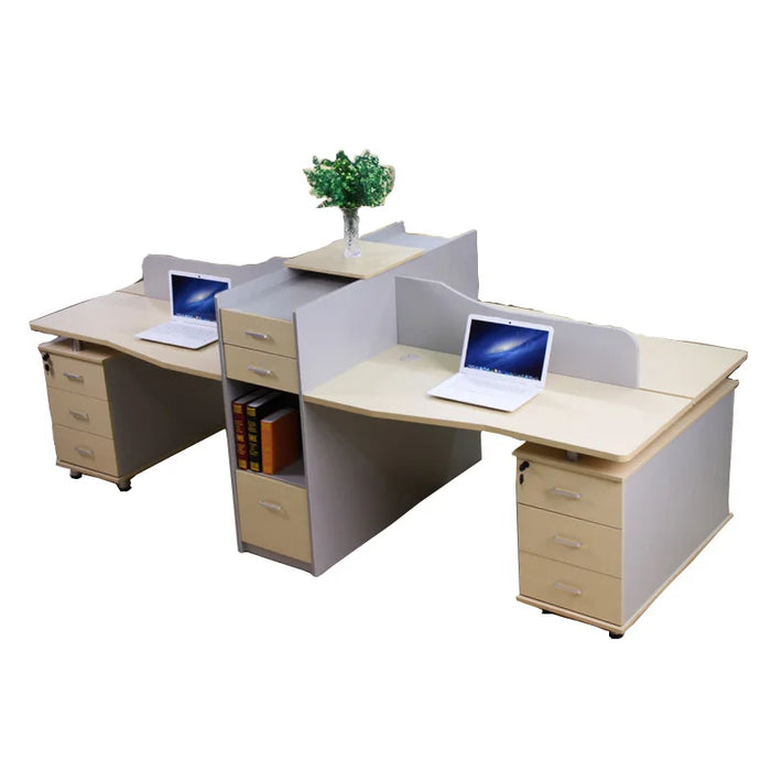 Office furniture, simple desk, chair, staff desk, screen, work desk, booth, staff table, 2/4/6/person seat