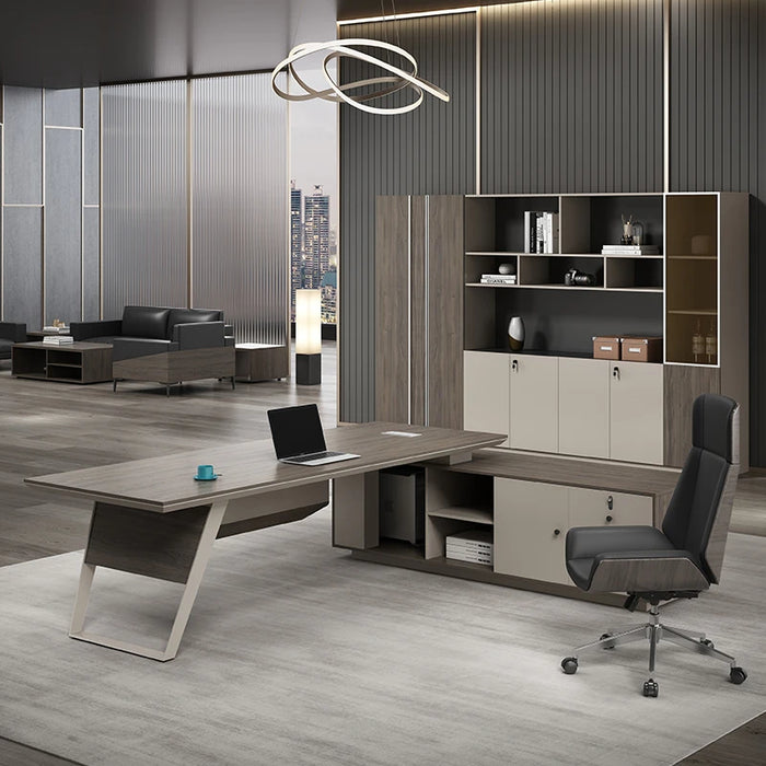 Modern Computer Office Desk Executive Study Writing Office Desk Cabinets Conference Accessories Mesas De Computador Furniture