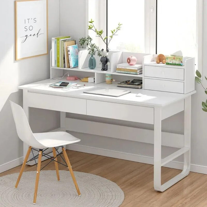 Modern Computer Minimalism Desk Household Study Table With Anti Slip Foot Mats Board For Bedroom A Living Room Learning Office