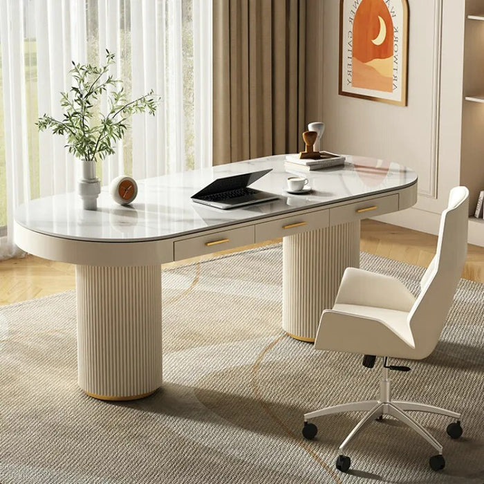 Gadgets Workbench Office Desk Slate Computer Table Luxury Office Desk Boss Simplicity Escritorio Ordenador Work Furniture QF50OD