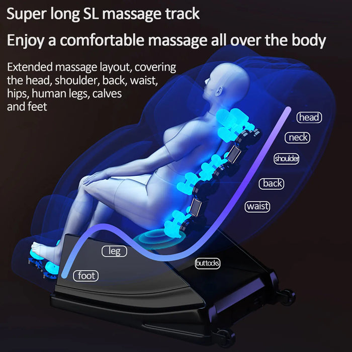 DAMEIDA Massage Chair Full Body New Model Home  Massage Chair Office Electric Heating Kneading Luxury Zero Gravity Recliner