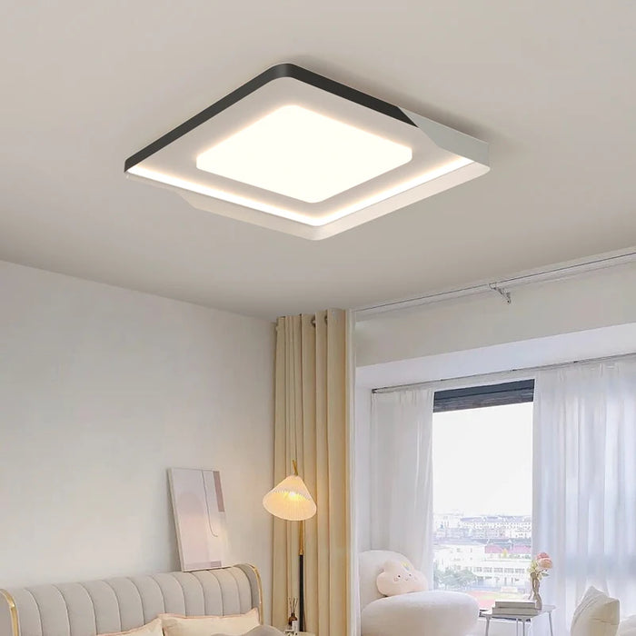 Modern Simple Living Room LED Ceiling Chandeliers Mounted For Balcony Gallery Bedroom Aisle Cloakroom Loft Home Bright Lighting