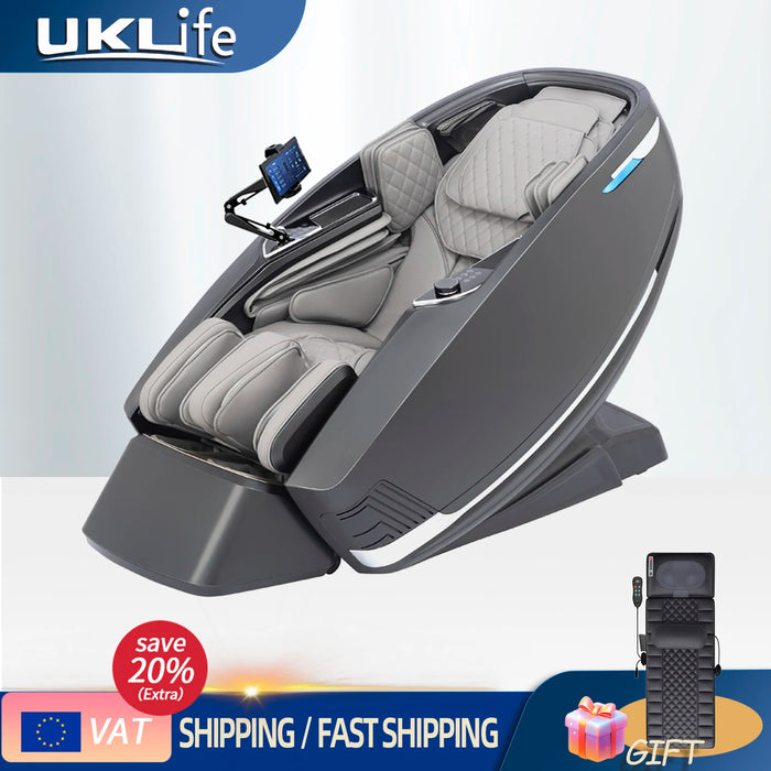3 Year Warranty 4D SL-Track Zero Gravity full body Airbag Massager Chair Home 3D Office Chair Luxury  Massage Sofa 7 inch Screen