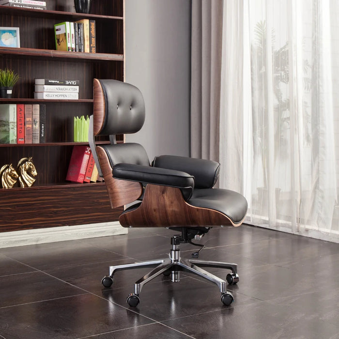 Leather Office Chair Gaming Vanity Bedroom Ergonomic Comfortable Office Chair Study Arm Sillas De Escritorio Room Furniture