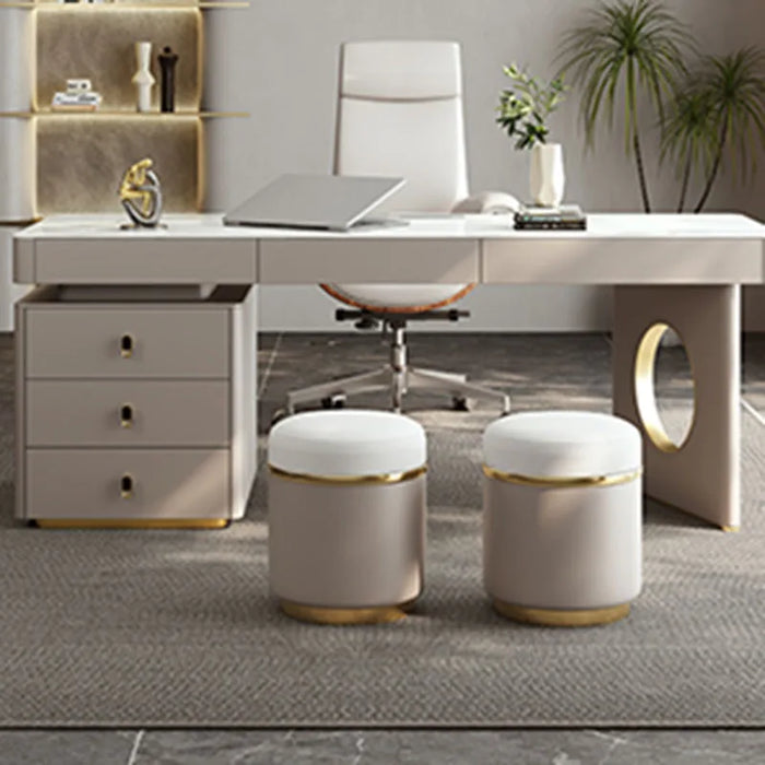 Foldable Office Desk Mainstays Conference Supplies Laptop Writing Desk Modern Console Scrivania Con Cassetti Office Furniture