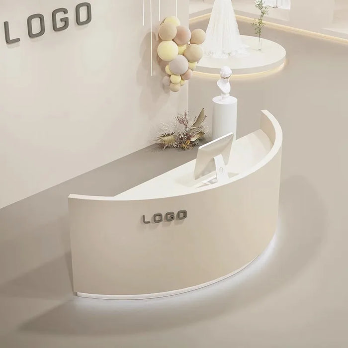 Supermarket Podium Reception Desk Beauty Salon Lectern Pulpits Simple Reception Desk Nail Consul Recepcja Reception Furniture