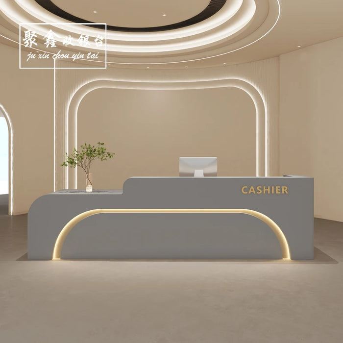 Register Beauty Reception Desk Shop Executive Office Reception Desk Salon Clothing Rezeption Desk Beauty Commercial Furniture