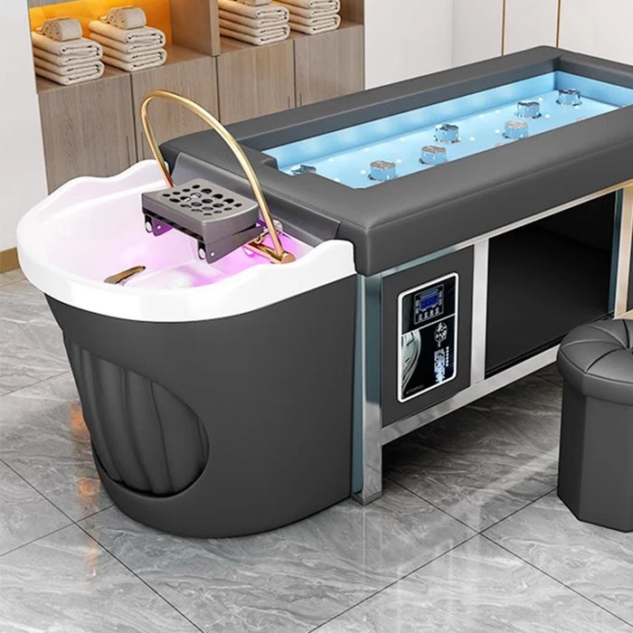 Moxibustion Head Therapy Shampoo Bed Water Cycle Fumigation Thai Massage Barbershop Beauty Salon Camilla Masaje Furniture WKXYF