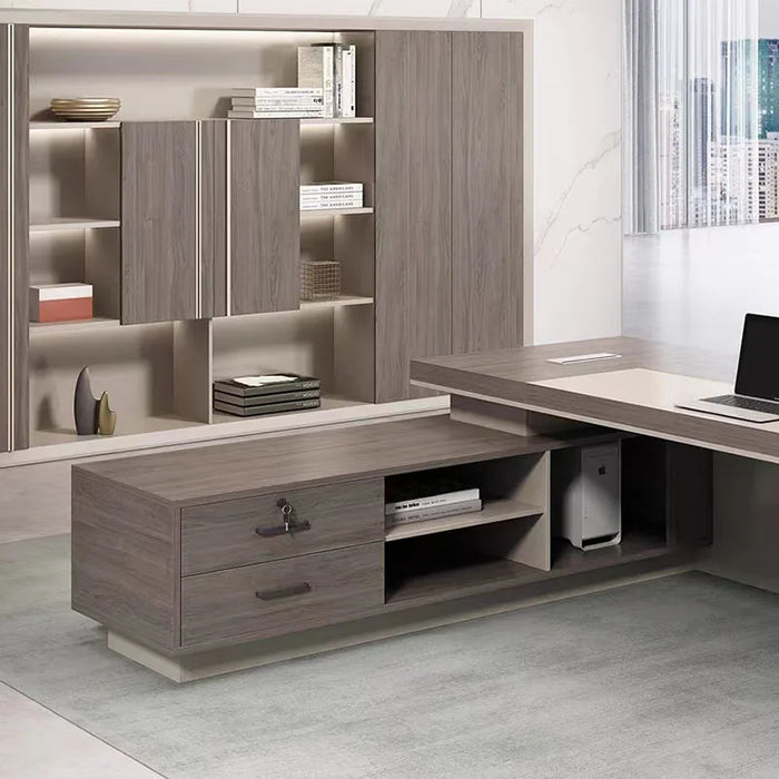 Luxury Monitor Office Desk Executive Workbench Table Work Desktops Office Desk Reception Mesa Escritorio Office Furniture