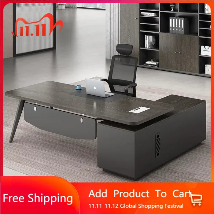 Writing Drawers Office Desk Conference Reception Computer Modern Office Desk Workbench Scrivanie Per Ufficio Salon Furniture