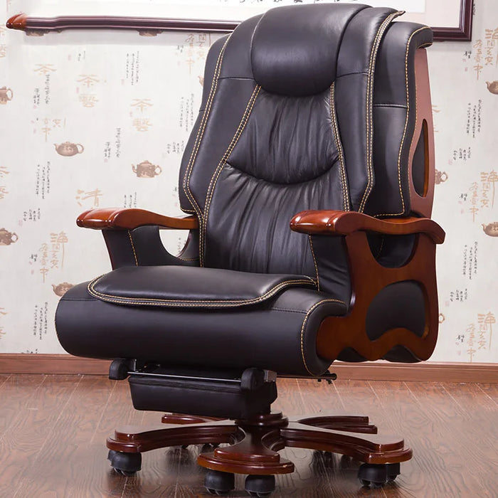 Swivel Home Office Chair Ergonomic Computer Design Leather Office Chair Boss Desk Sillas De Oficina Office Furniture LQQ25XP