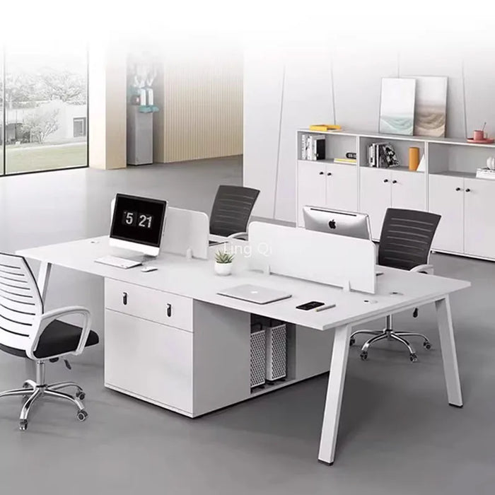 Vanity Executive Office Desk White Reception Free Shipping Designer Computer Desks Organizer Minimalist Bureau Modern Furniture