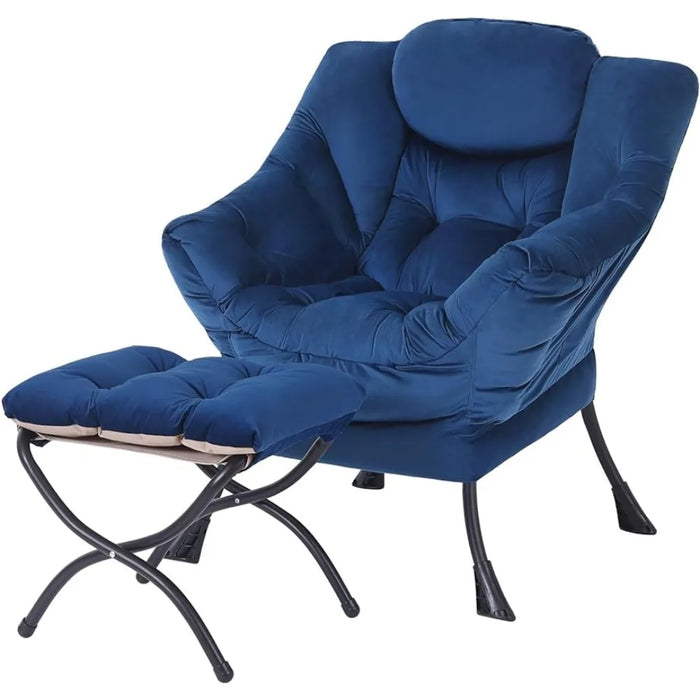 Lazy Chair With Ottoman Recliner Chair Living Room Comfy Armchairs Interior Furniture Home