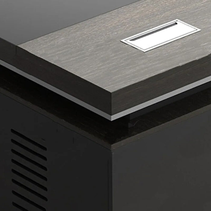 Long Corner Office Desk Laptop Standing Monitor Black Computer Desks Luxury European Escritorios De Ordenador Modern Furniture