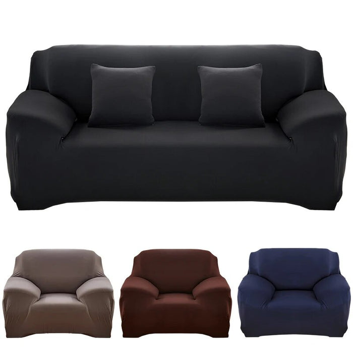 Solid Color Sofa Covers for Living Room Stretch Seat Couch Covers Couch Cover Loveseat Funiture All Warp Towel Slipcovers